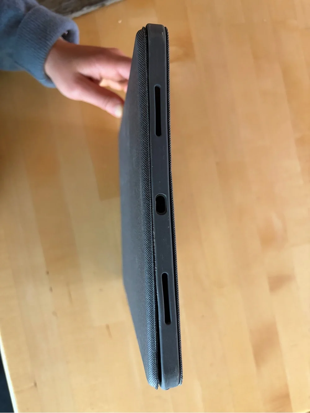 Logitech gray combo touch Tablet Keyboard Case with Trackpad 13” iPad Pro